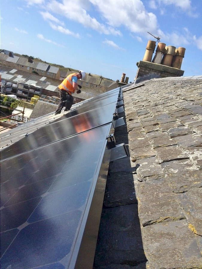 Scottish Maritime Museum solar installation