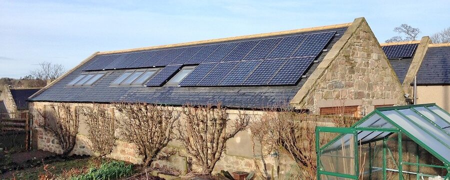 Dalwhinnie House with SunPower Solar Panels
