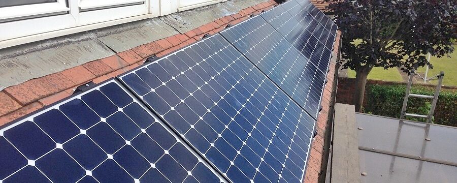 Solar Panels on Troon Family Home