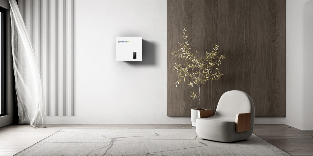 Hanchu Single phase hybrid inverter in living space