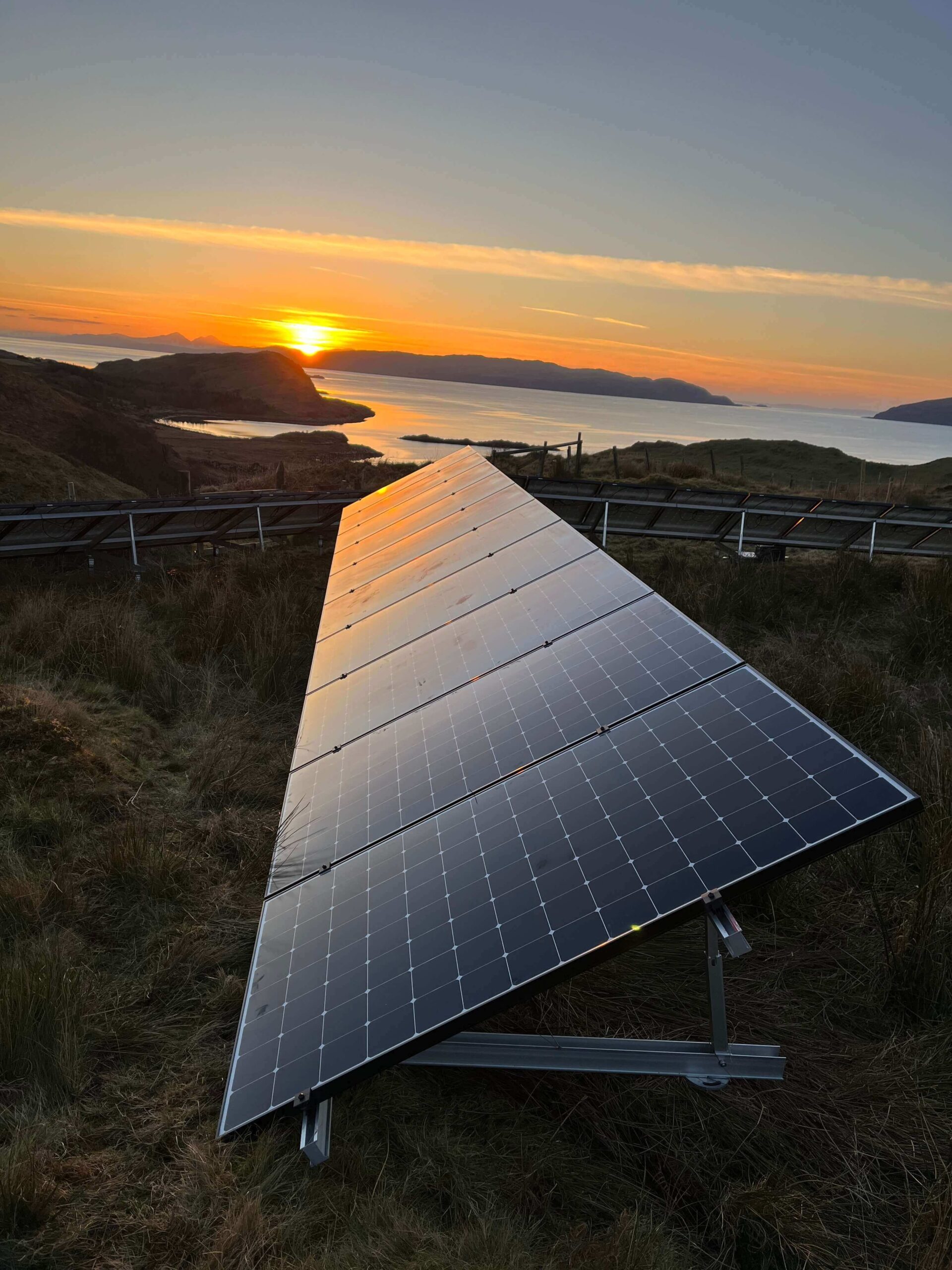 Argyll Carse ground mount scienic solar pv Argyll Carse ground mount scienic solar pv